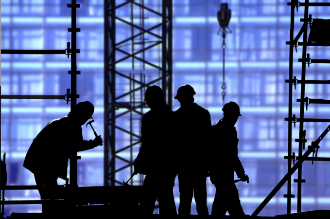Blue-construction