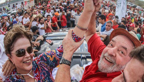 Dilma e Lula em Monteiro