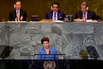 Na ONU, Dilma defende reconhecimento da Palestina