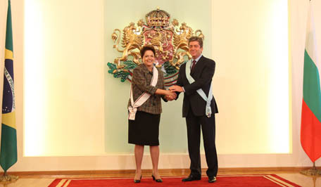 Presidenta Dilma condecorada na Bulgária