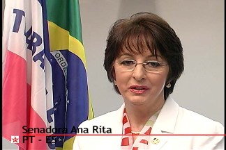Boas Festas: Ana Rita envia mensagem ao povo capixaba