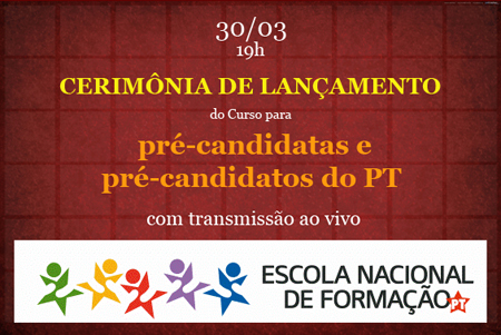 PT lança curso para pré-candidatos/as às eleições de 2012