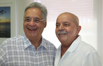 Lula recebe visita de Fernando Henrique Cardoso