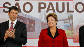 Mobilidade urbana: Dilma anuncia R$ 8 bilhões para obras em São Paulo