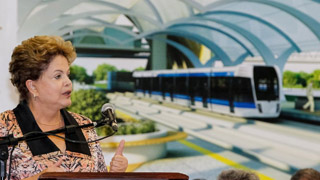 Em Salvador, Dilma anuncia investimentos em mobilidade urbana