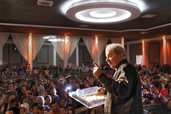 Lula: “Eu vou voltar a percorrer o país para defender a companheira Dilma”