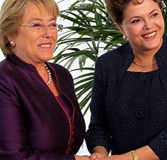 Dilma saúda Bachelet pela vitória na eleição presidencial chilena