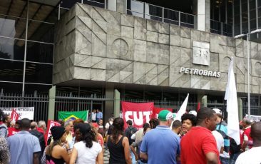 Petroleiros reagem – e saem às ruas em defesa da Petrobras