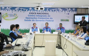 Durante a Copa, centro, em Brasília, fará monitoramento das ações de saúde