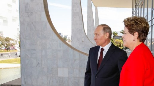Dilma recebe Vladimir Putin, presidente da Rússia