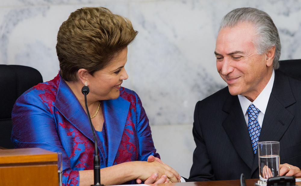 Dilma e Temer afirmam que terão relação profícua, pessoal e institucional