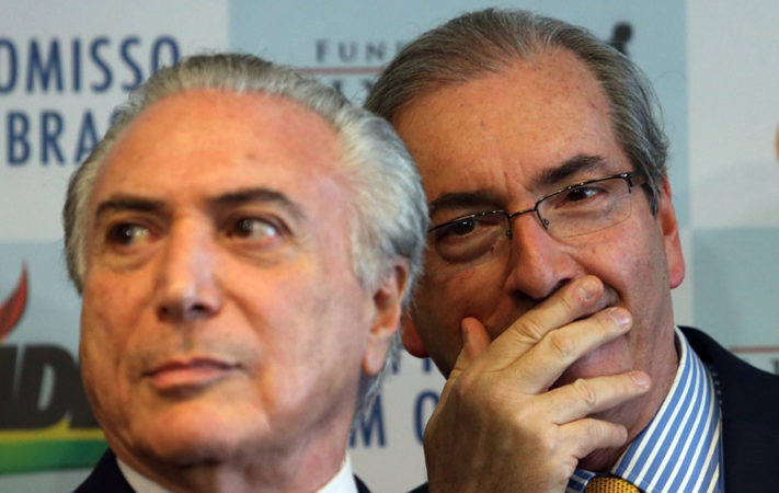 Jornal denuncia:com o golpe e ascensão de Temer, Cunha estaria livre da cassação