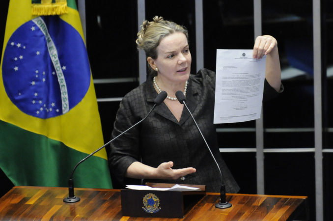 Suposta interferência de Lula e Dilma na PF já teria vazado, contesta Gleisi