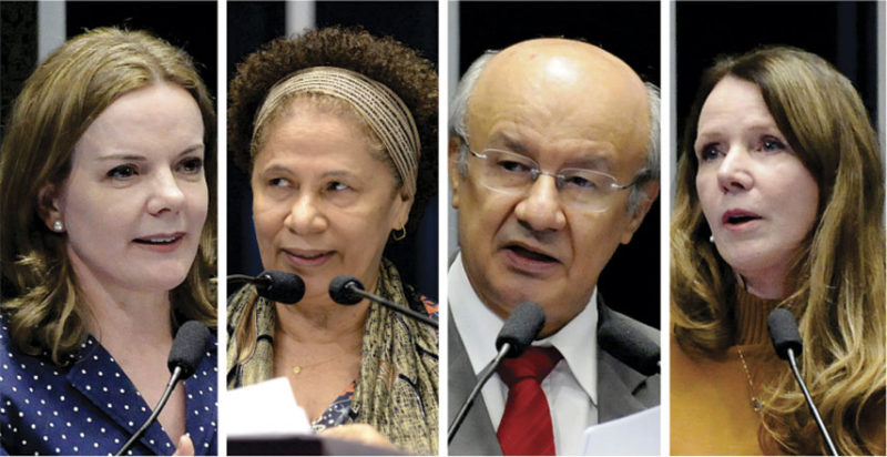 Senadores elogiam desprendimento de Dilma ao propor consulta popular