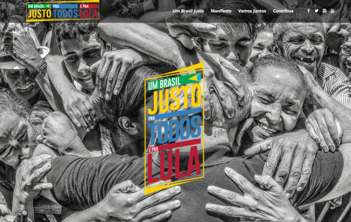 Contribua com a campanha “Brasil Justo pra Todos e pra Lula”