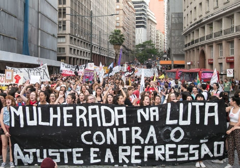 Mulheres vão às ruas barrar Reforma da Previdência de Temer