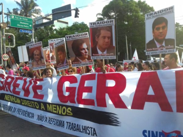 O Brasil parou contra as reformas, o golpe e por Diretas