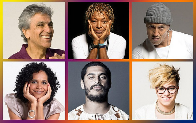 Caetano, Mano Brown, e outros artistas em ato no Rio por diretas