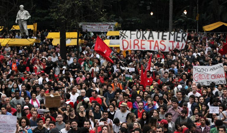 Ocupa Brasil contra as reformas e por Diretas Já