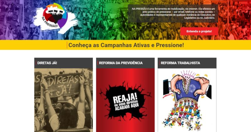CUT lança site para pressionar parlamentares