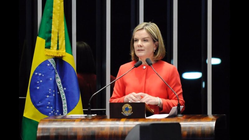Gleisi sobre condenação de Lula: decisão política