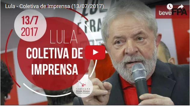 Assista a íntegra da entrevista coletiva de Lula