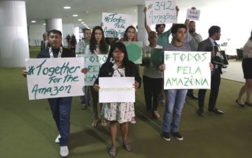 protesto renca amazônia