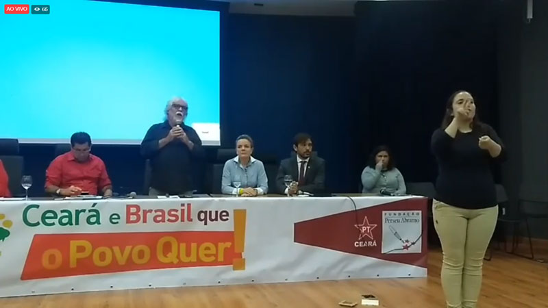 Lançamento da plataforma O Brasil que o Povo Quer no Ceará. Acompanhe