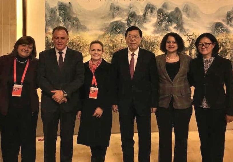 Gleisi participa de encontro com PCCh e partidos na China