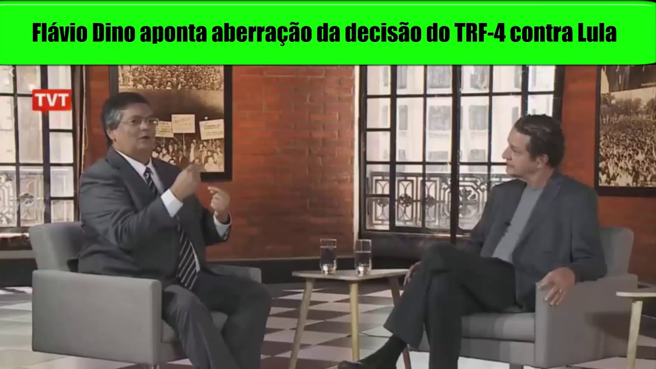 Flávio Dino aponta aberrações da condenação do TRF4