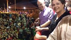 Lula ovacionado em São Leopoldo