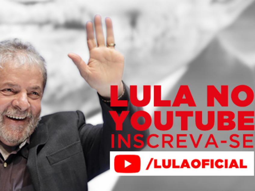 Ex-presidente Lula lança canal no YouTube