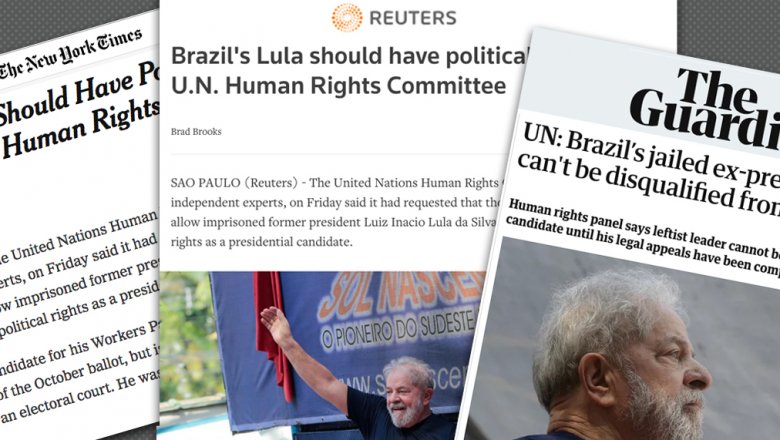 Decisão da ONU: destaque no mundo e censurada no Brasil