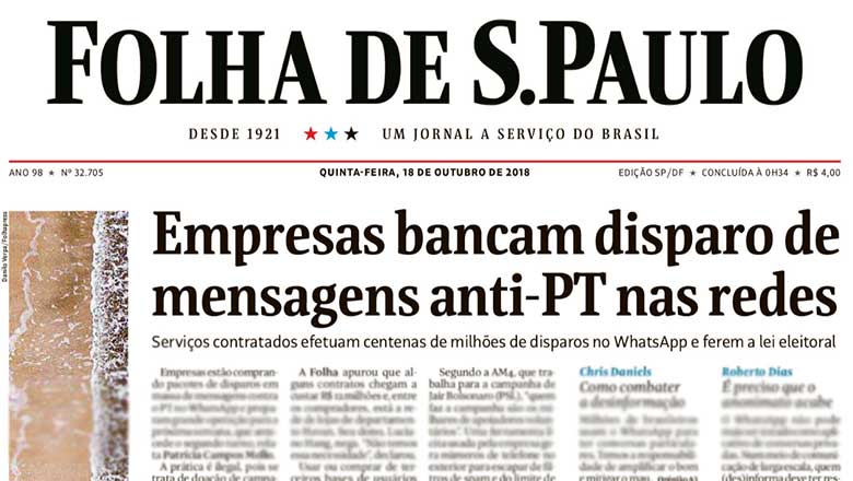 Mau exemplo de Bolsonaro inspira lei contra fake news no Chile