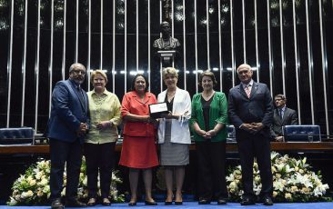 Por iniciativa de Fátima, Senado homenageia destaques do setor cultural