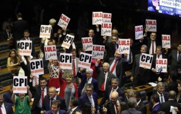 Bancada PT Câmara Lula Livre posse