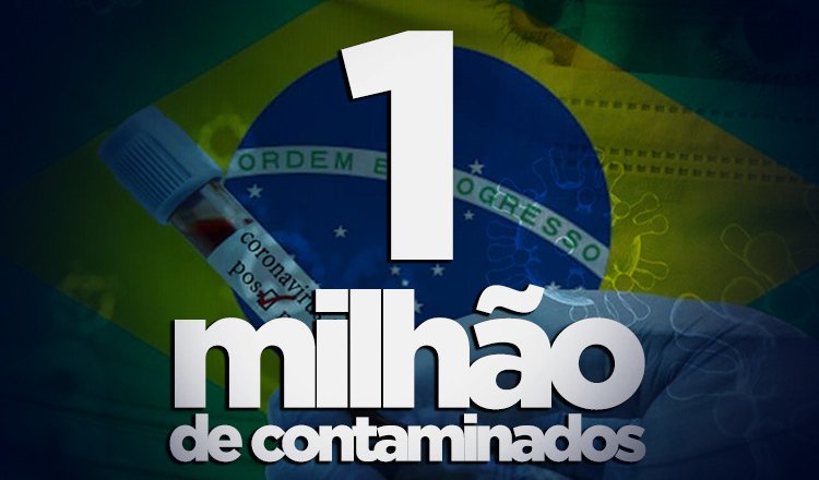Covardia de Bolsonaro deixam país com 1 milhão de infectados