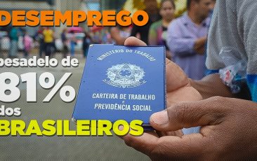 Bolsonaro mantém recordes de desemprego, pesadelo de 81% dos brasileiros