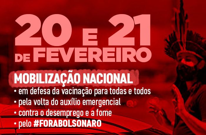 Neste fim de semana, tem protestos contra Bolsonaro e pela vacina