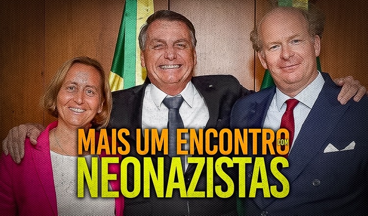 Bolsonaro também se encontrou com neta de ministro de Hitler