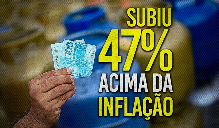Gás sobe 47% acima da inflação após golpe de 2016