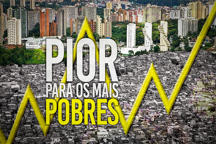 Inflação criada por Bolsonaro é ainda pior para os mais pobres