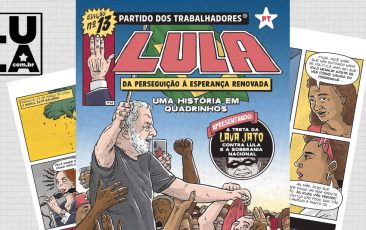 Quadrinho revive perseguição contra Lula e vitórias na justiça