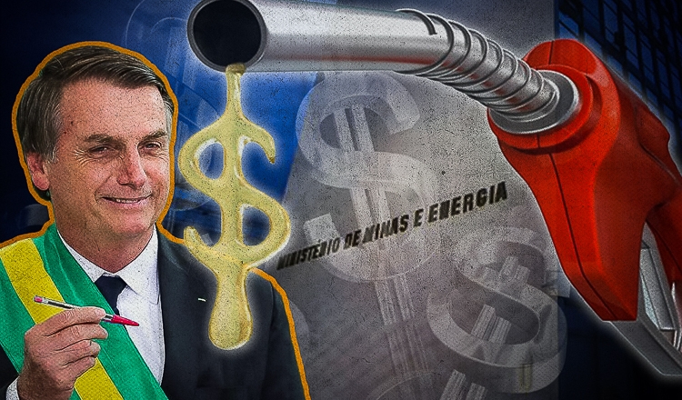 Bolsonaro finge atuar, mas combustíveis seguem subindo