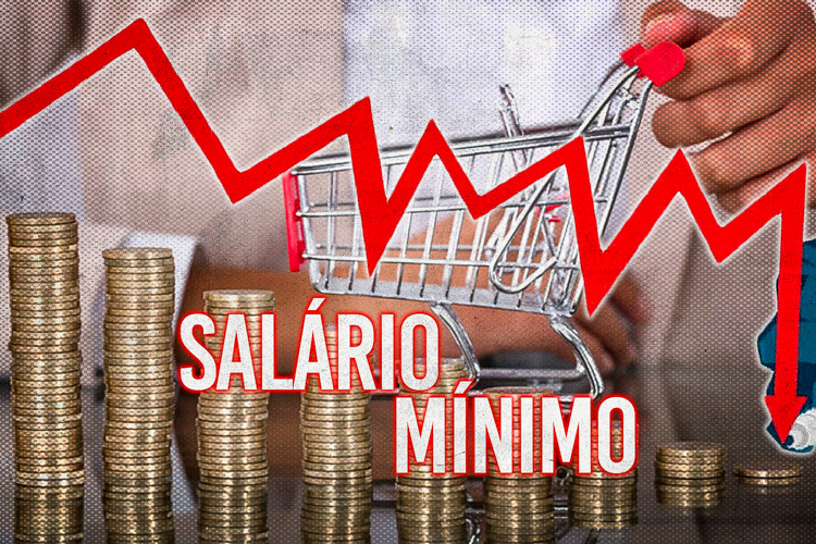 Com Bolsonaro, salário mínimo bate recorde negativo