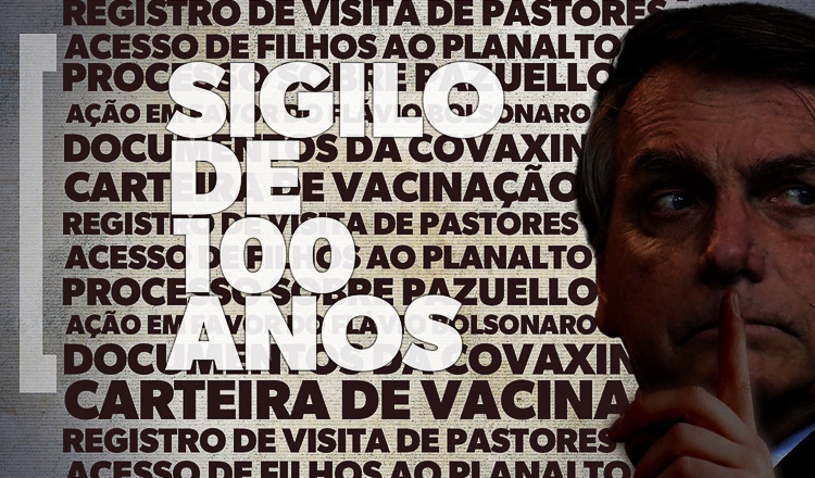 Bolsonaro tenta esconder corrupção com série de sigilos