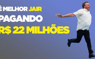 Jair Bolsonaro correndo multa R$ 22 milhões