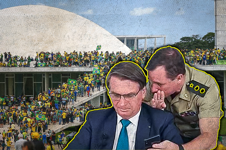 No Palácio, Bolsonaro finalizou minuta do golpe