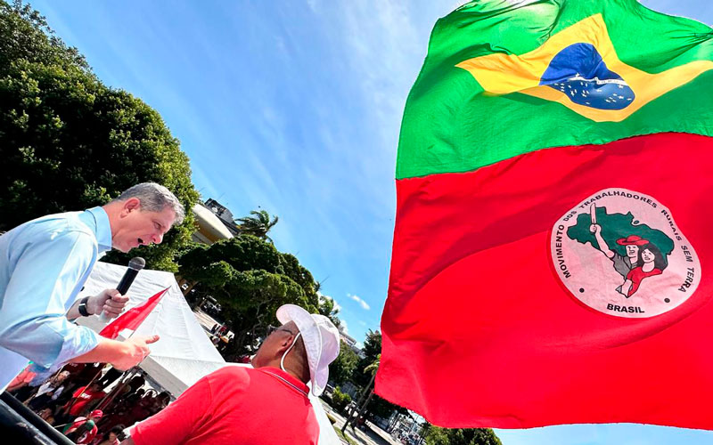 Rogério reafirma compromisso com o MST e destaca importância da distribuição de terra