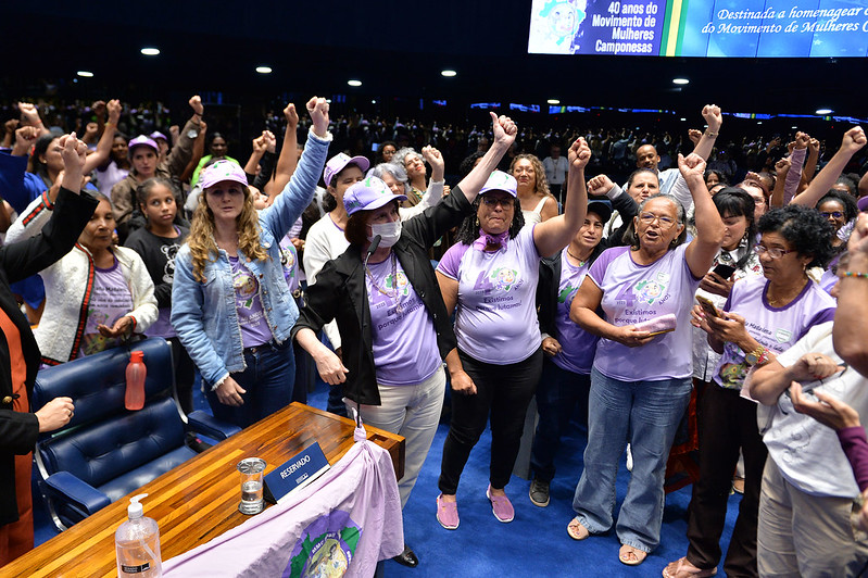 Congresso celebra os 40 anos do Movimento de Mulheres Camponesas